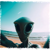 Alien Beach Selfie