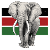 Elephant flag of Kenya
