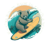 Catch a wave Koalabaer