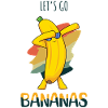Vintage Funny Banana Meme Let Us Go Banana