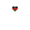 Kenya Heartbeat Drapeau kenyan Kenyan