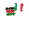 Kenya Italie Drapeau Italien Kenyan