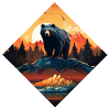 Bear at sunrise