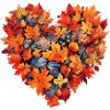 Autumn Heart Autumn Leaves