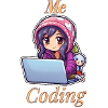 Coding Cutie: Anime Girl