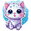 "Space Kitty: Floatastic & Adorable!"