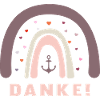 Danke! Regenbogen personalisierbar