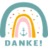 Danke! Regenbogen personalisierbar