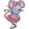 Schlittschuh Maus / Eiskunstlauf Mäuschen