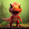 Cute T-Rex Adventures