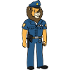Lion Policier / Police Lion