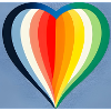 Rainbow Radiance Heart