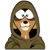 Suricate avec capuche