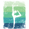 Gymnast Legs Retro Rhythmic Gymnastics