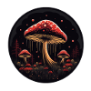 Champignons luminescents dans l’obscurité