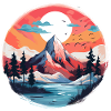 Nature Mountain Landscape River