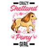 Crazy Shetland Pony Girl