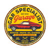 Car garage retro