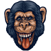 Chimp head