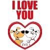 I LOVE YOU - HUNDE