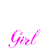 Fille cavalière disant