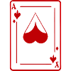 Spielkarte Ass