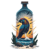 Bouteille de perroquet