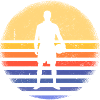 Sport Retro Sunset Football