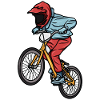 Funny BMX boy