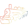 Dampflokomotive Zeichnung
