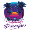 Tropical Paradise Sunset