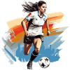 Fußballerin - Fußball Frauen