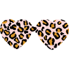 Lunettes de soleil léopard