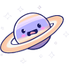 Saturn is startled?
