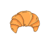 Tu m’as eu au croissant