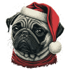 Pug xmas