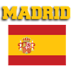 Madrid Spain Flag