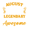 August 1973 Legends Birthday Gift