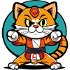 Ninja Cat Karate Kitty