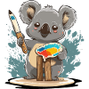 Artistic Koala