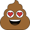 Emoji Poop Eyes Hearts