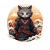 Samurai kat kat ninja katana Japan