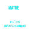 Probleme mit Mathe lernen Spruch