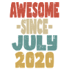 2020 July Birthday Retro