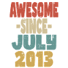 2013 July Birthday Retro