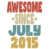2015 Juillet Anniversaire Rétro