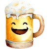 A lucky pint of beer