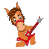 PFERD - GITARRE - PONY