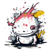 Miku der Axolotl