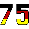 Symbole de numéro 75 Allemagne